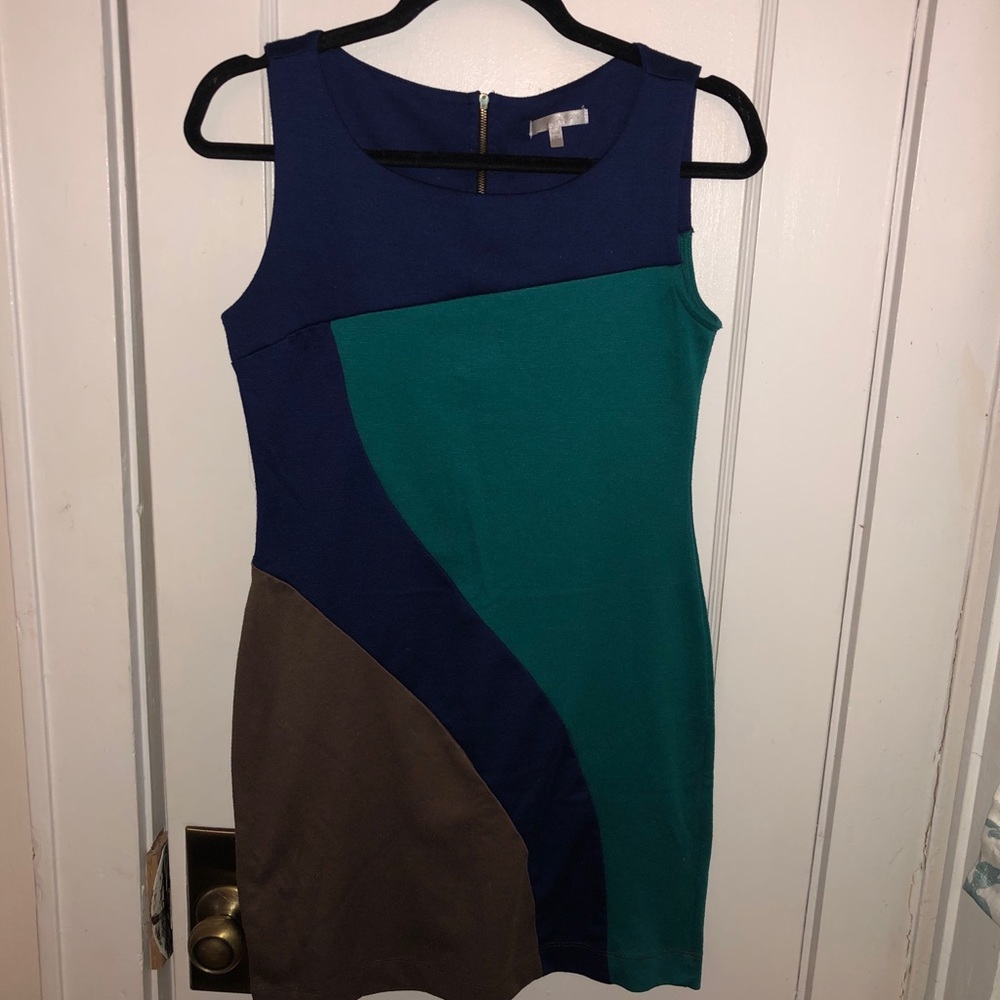 Asymmetrical business dress